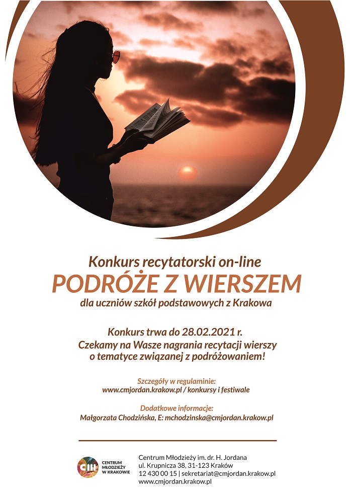 Jaki Wiersz Wybrać Na Konkurs Recytatorski Konkurs recytatorski "Podróże z wierszem" - Centrum Młodzieży im. dr
